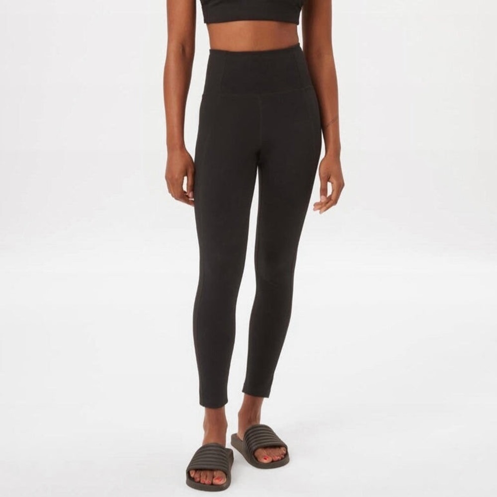 Girlfriend collective Compressive High Rise Legging Black Full length Small